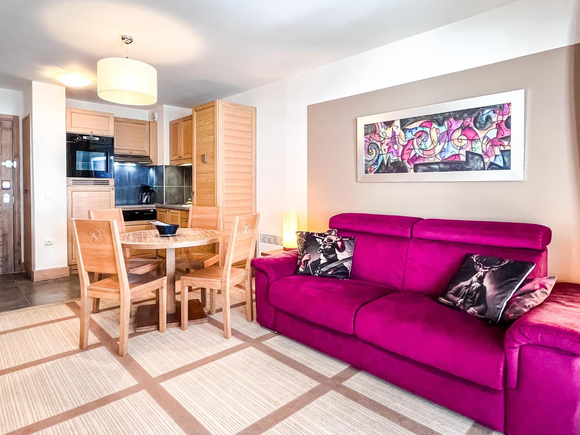 Large One-Bedroom Apartment, Wheelchair Adapted, Les Terrasses D'Eos Flaine Exterior foto