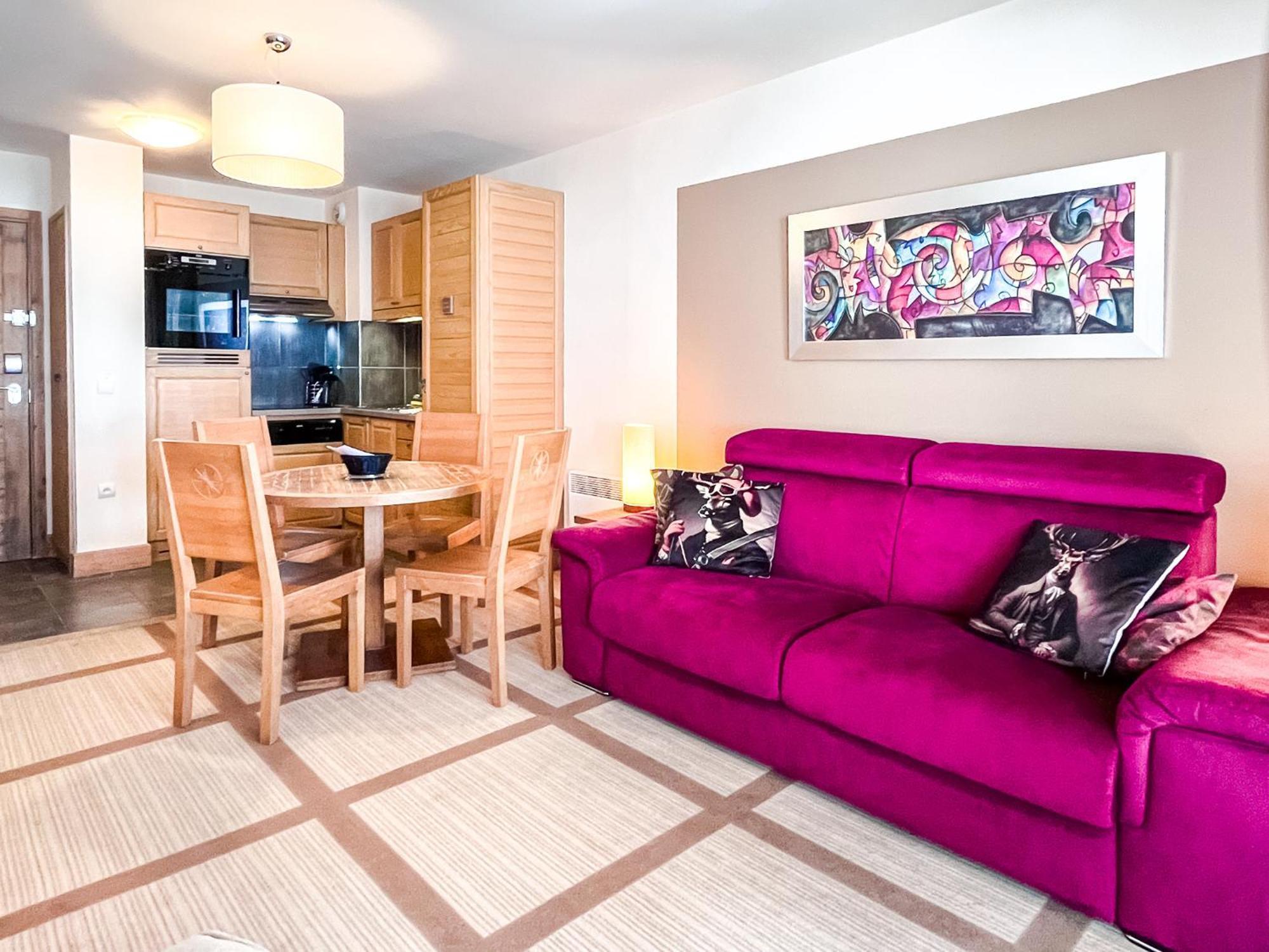 Large One-Bedroom Apartment, Wheelchair Adapted, Les Terrasses D'Eos Flaine Exterior foto